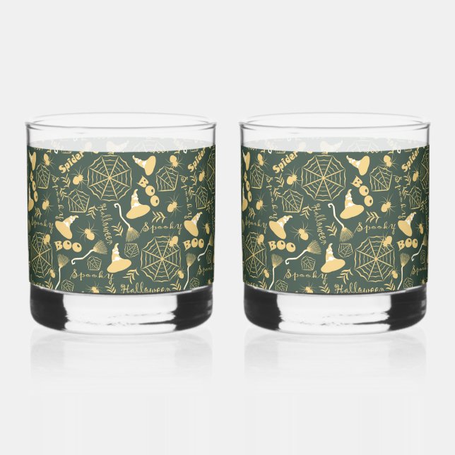 Verre À Whisky Joyeux Halloween (Recto)