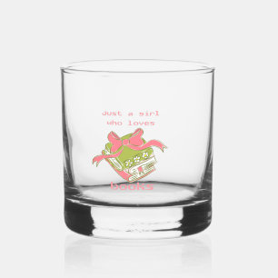 Verre À Whisky Juste Une Fille Qui Aime Les Livres   Joli Livre C