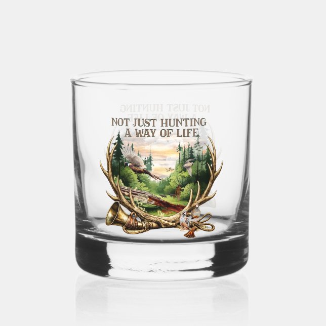 Verre À Whisky La chasse (Recto)