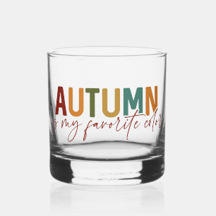 Verre À Whisky L'automne est ma couleur préférée