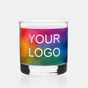 Verre À Whisky Logo sur mesure minimaliste Modèle moderne élégant
