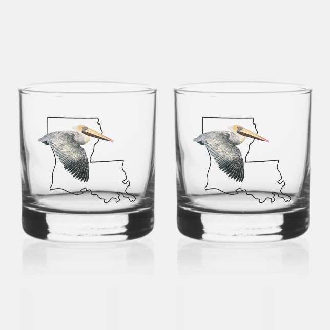 Verre À Whisky Louisiana Pelican Whiskey Glass - set (Recto)