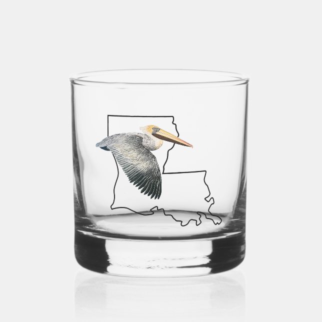 Verre À Whisky Louisiane Pelican Whiskey Glass (Recto)