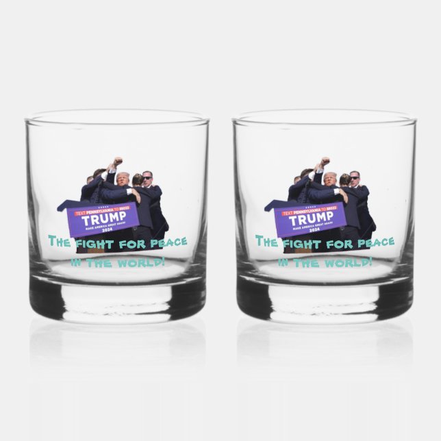 Verre À Whisky Lunettes Whiskey Peace (Recto)