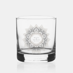 Verre À Whisky Mandala Lace Mariage Neutrals ID478