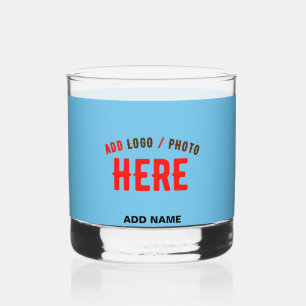 VERRE À WHISKY MARQUE VÉRIFIÉE SKY BLEU MODERNE ET MODERNE