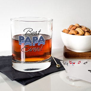 Verre À Whisky Meilleur Papa de tous les temps Moderne