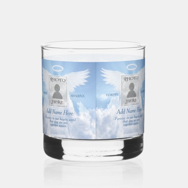 Verre À Whisky Mémorial photo avec nuages (Recto)