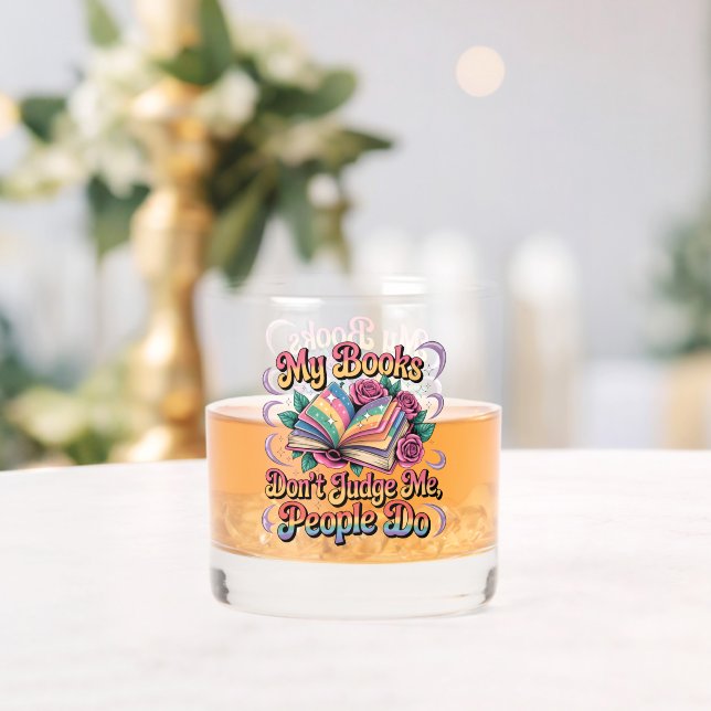 Verre À Whisky Mes livres ne me jugent pas... (Insitu (Mariage))