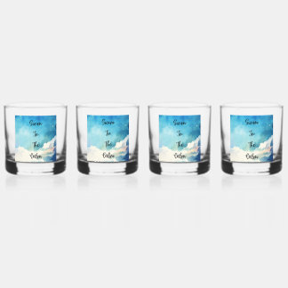Verre À Whisky Nager Dans Le Calme