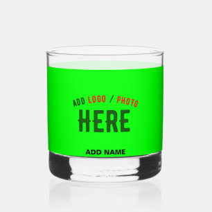 VERRE À WHISKY NEON VERT MODERNE ET ÉLÉGANT MARQUE VÉRIFIÉE