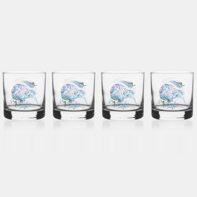 VERRE À WHISKY NOUVELLE-ZÉLANDE KIWI PAUA GLASS (Recto)