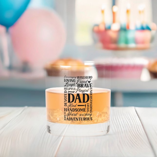 Verre À Whisky Papa classique Cadeau de fête du père (Insitu (Baby Shower))
