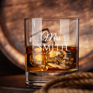 Verre à Whisky Personnalisé pour Mariage Élégant