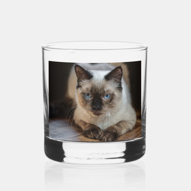 Verre À Whisky Photo pour animal de compagnie personnalisée (Recto)