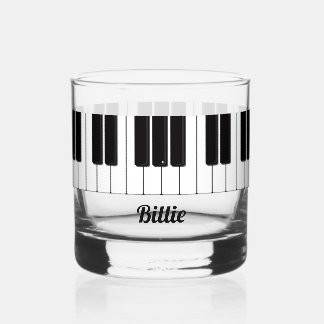 Verre À Whisky Piano Player Personalised