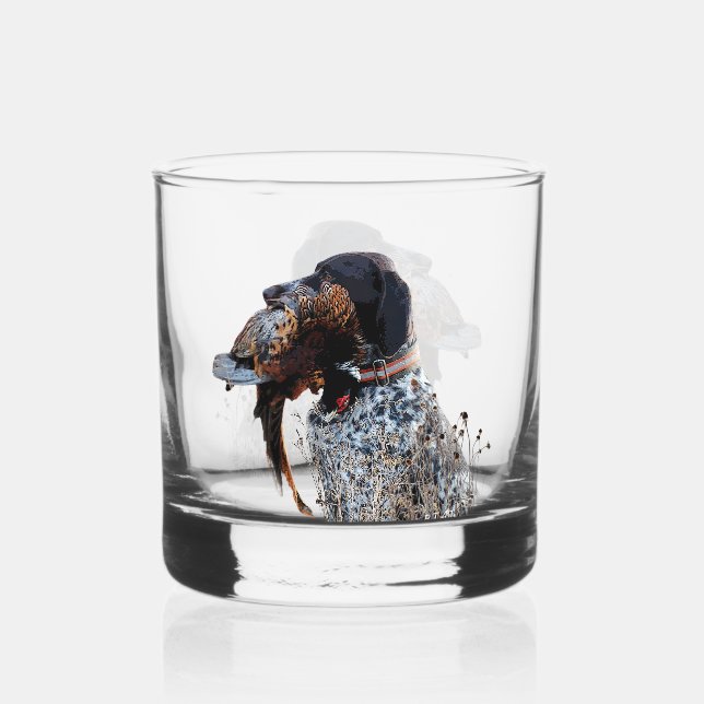 Verre À Whisky Pointeur à poils courts allemand (Recto)