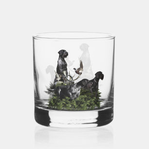 Verre À Whisky Pointeur À poils durs allemand