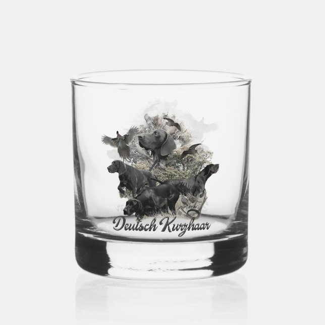 Verre À Whisky Pointeur court allemand (Recto)