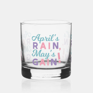 Verre À Whisky Promesse du printemps - 'Pluie d'avril, gain de ma
