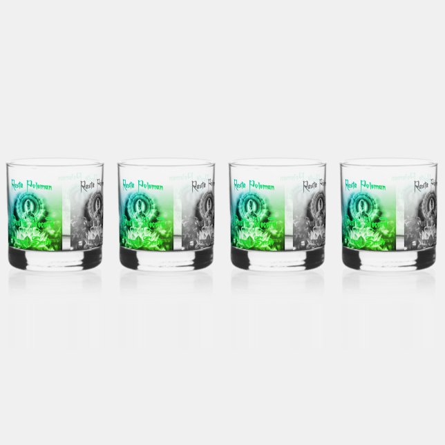 Verre À Whisky Rasta Poleman Sound (Recto)