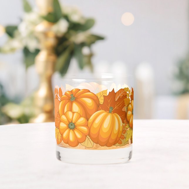 Verre À Whisky Saison d'automne Halloween Citrouille Motif (Insitu (Mariage))