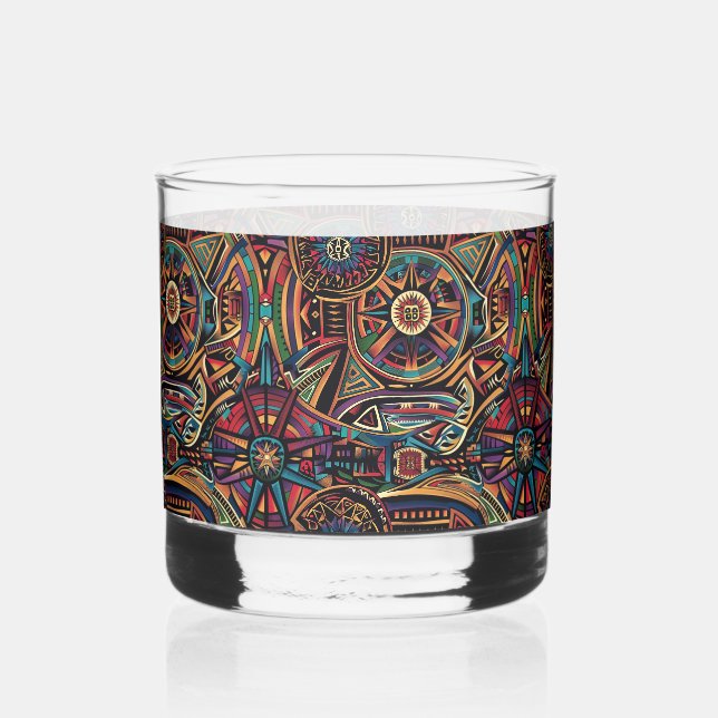 Verre À Whisky Saphir éphémère "Mots-clés interdits non utilisés" (Recto)