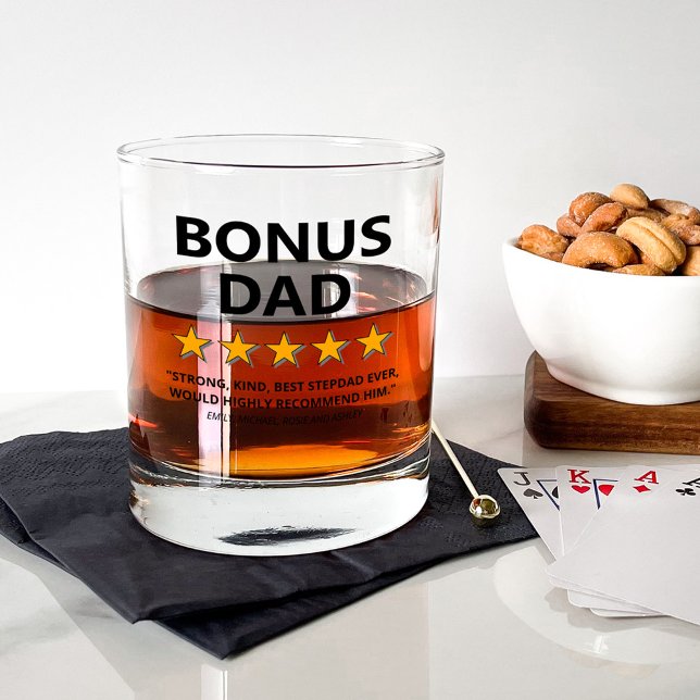 Verre À Whisky Stepdad Revoir Bonus Papa (Créateur téléchargé)