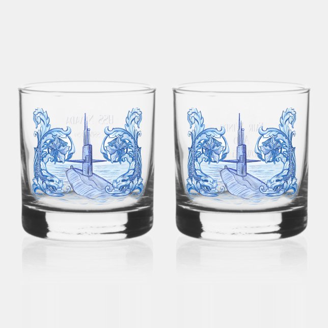 Verre À Whisky Submarine Whiskey Glasses Gift Set (Recto)