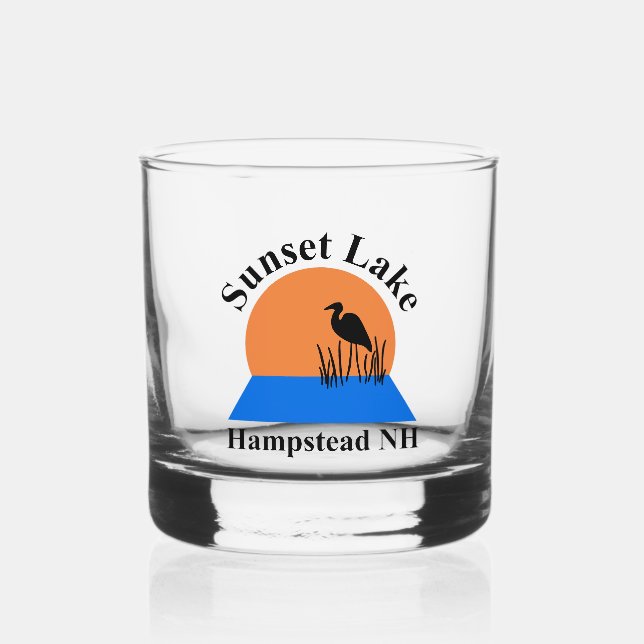 Verre À Whisky Sunset Lake Whiskey Glass (Recto)