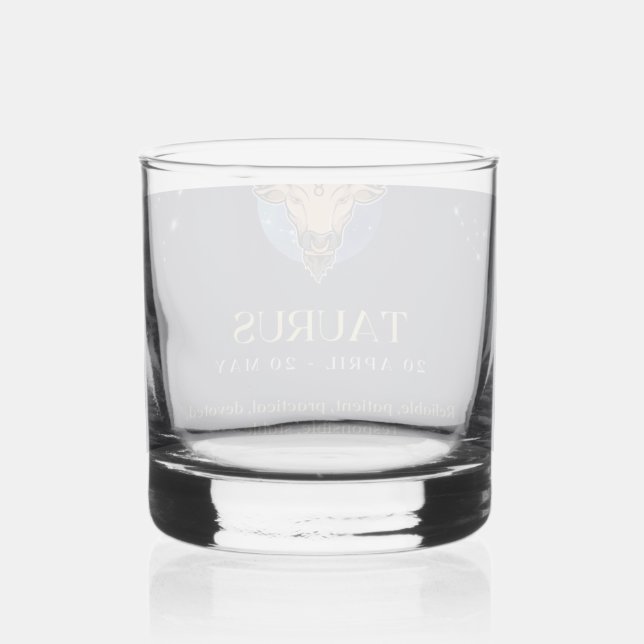Verre À Whisky Taurus whiskey Glass Homme (Recto)