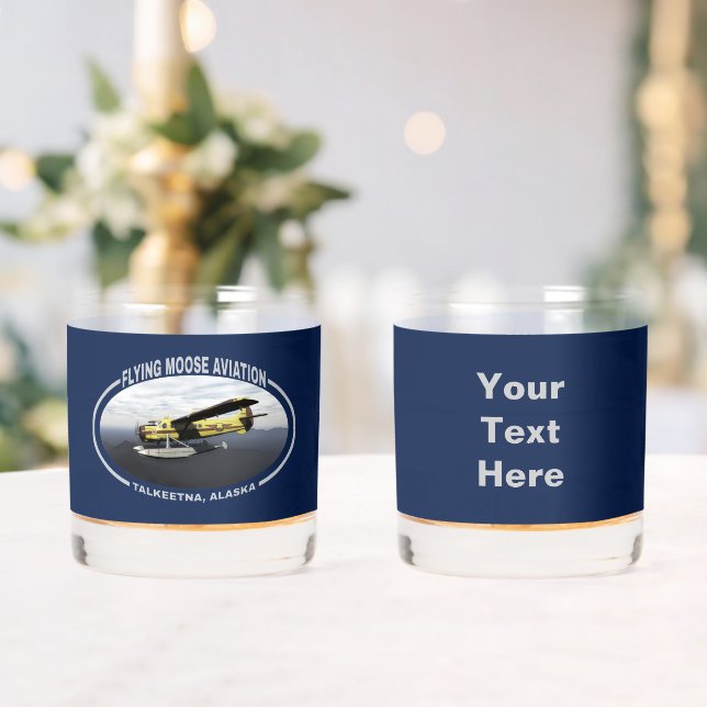 Verre À Whisky Vol Moose Aviation de Havilland DH3-C Otter (Insitu (Mariage))