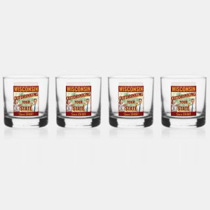 Verre À Whisky Wisconsin Boit Plus que Votre État Depuis 1848