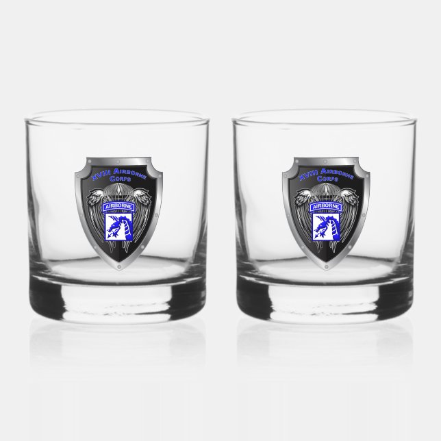 VERRE À WHISKY XVIII AIRBORNE CORPS (Recto)