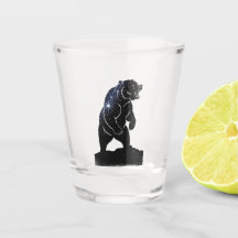 verre abattu par l'ours de Californie