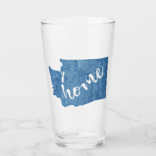 Verre Accueil Grain de Bois de l'État de Washington
