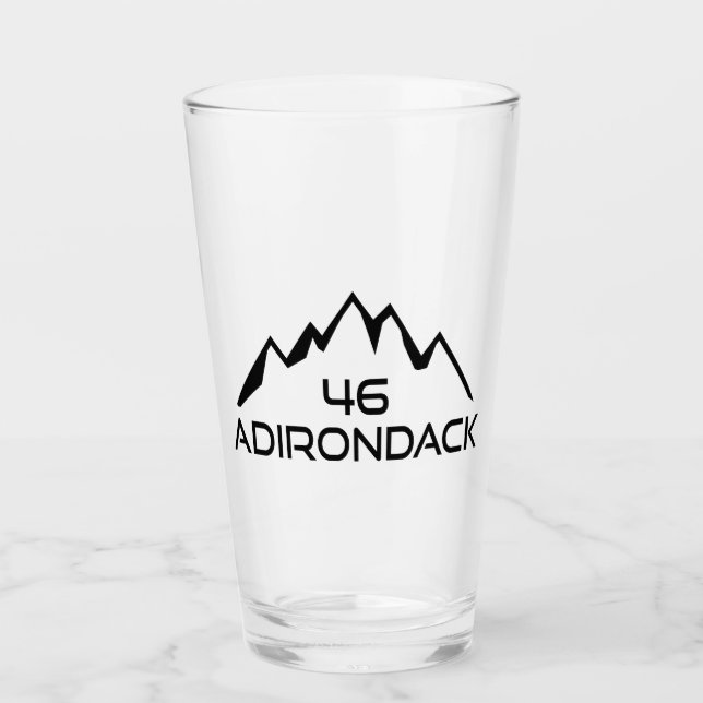 Verre Adirondack 46 Montagnes (Devant)
