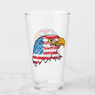 Verre aigle américain
