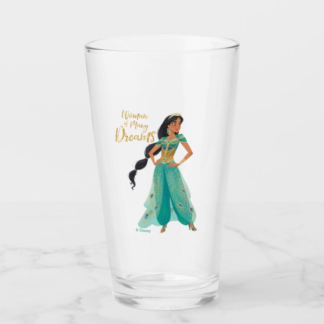 Verre Aladin| Jasmine "Femme de nombreux rêves" (Devant)