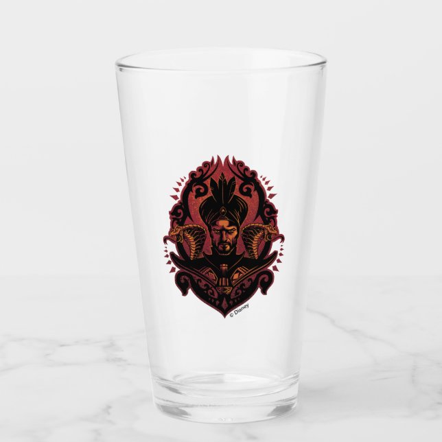 Verre Aladin| Ornate Jafar & Cobras Graphic (Devant)