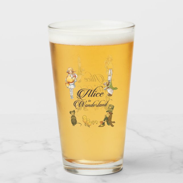 Verre Alice au pays des merveilles (Dos (rempli))