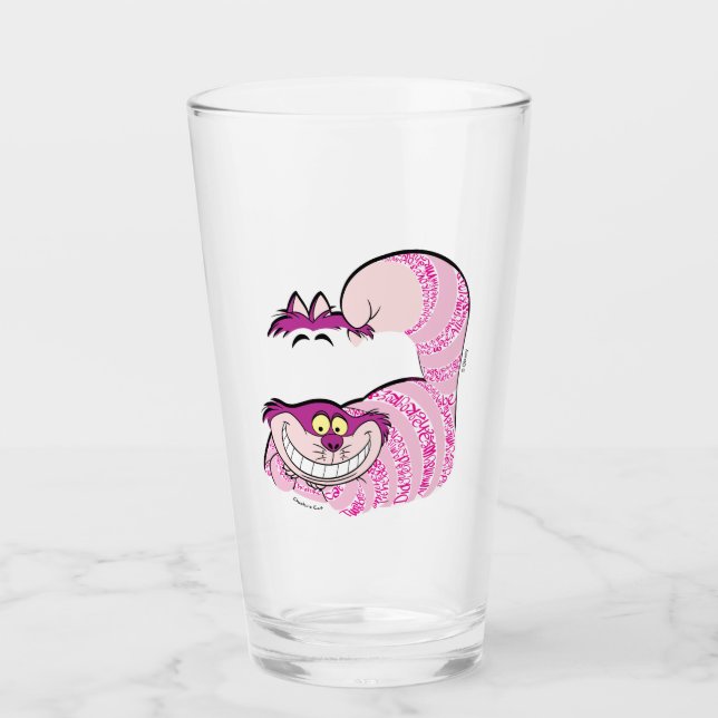 Verre Alice au pays des merveilles| Le Chat Cheshire en  (Devant)