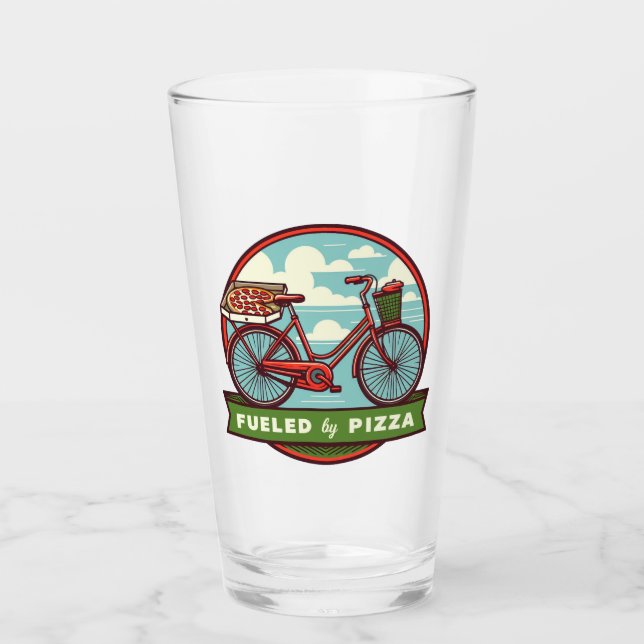 Verre Alimenté Par Pizza Bike (Devant)