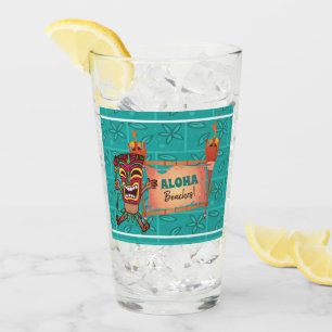 Verre Aloha Plages Tiki Torches Hawaiian Luau Bamboo