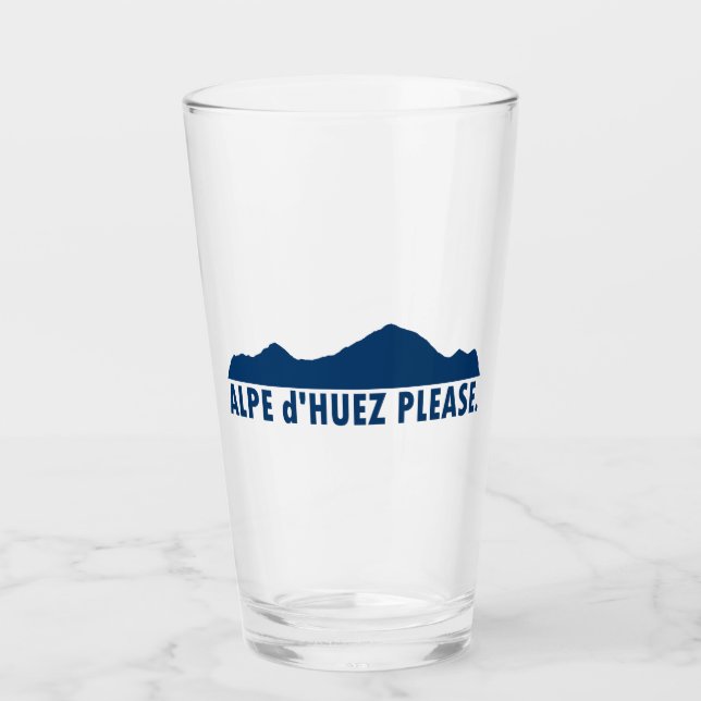 Verre Alpe d'Huez France S'il vous plaît (Devant)