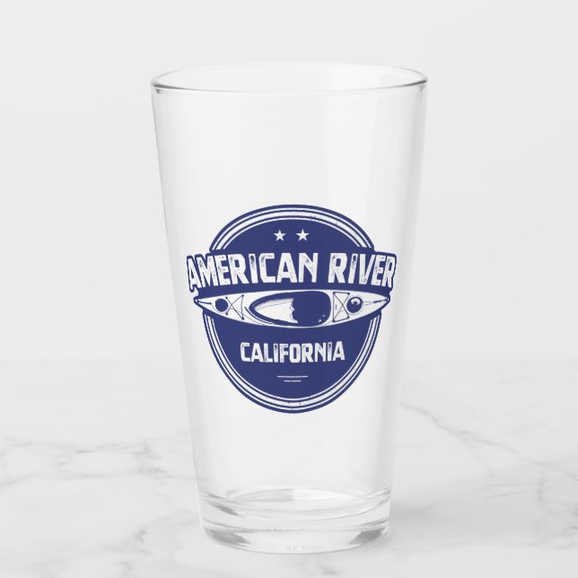 Verre American River California Kayak (Devant)
