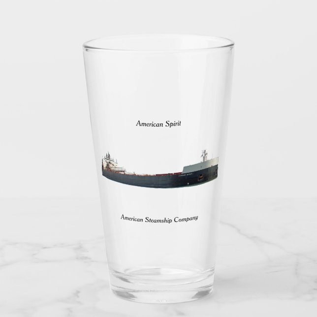 Verre American Spirit (Devant)