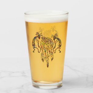 Verre Amérindien Kokopelli Whale Dreamcatcher 2