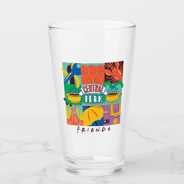 Verre AMIS™ | Central Perk Vibrant Graphic (Devant)