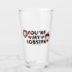 Verre AMIS™ Ross & Rachel Lobster Chibi